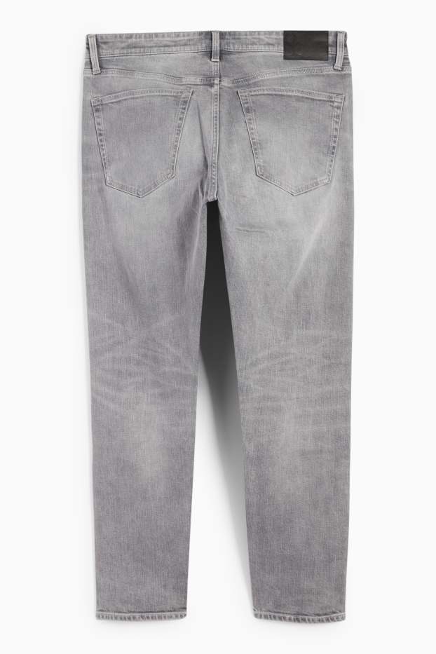 Men - Slim tapered jeans - denim-light gray