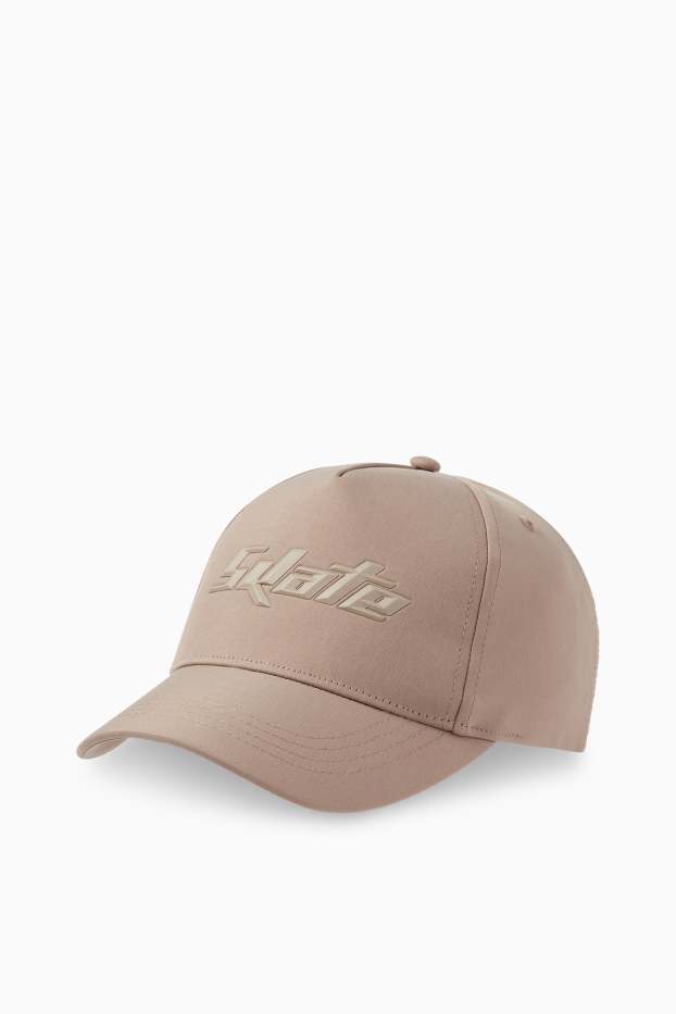Kinder Jungen - Skater - Baseballcap - taupe