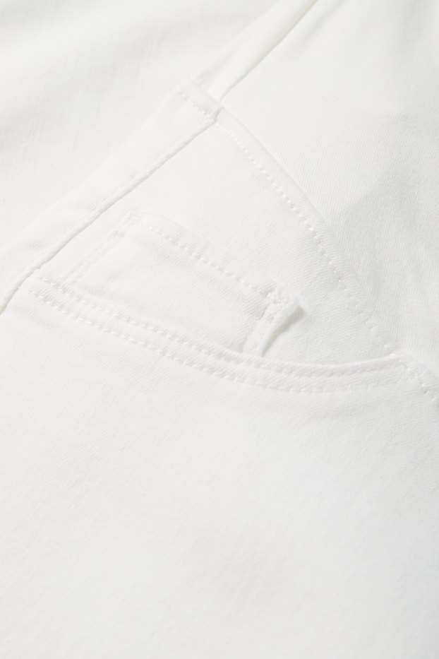 Dámské - Těhotenské džíny - jegging jeans - LYCRA® - krémově bílá