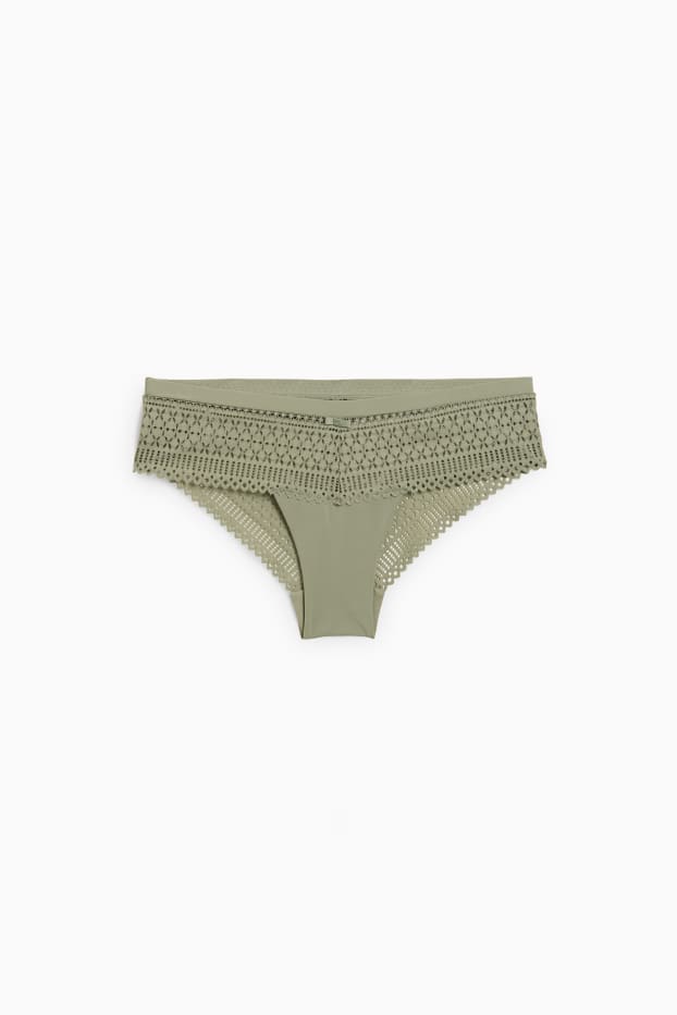 Femei - Chiloți hipster - verde