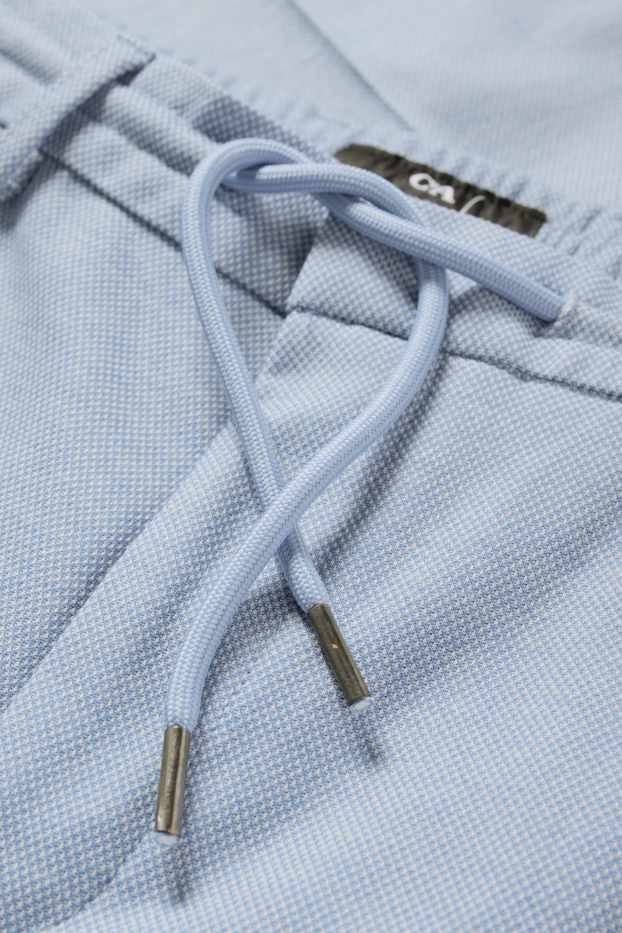 Bărbați - Pantaloni modulari - slim fit - structurați - albastru deschis