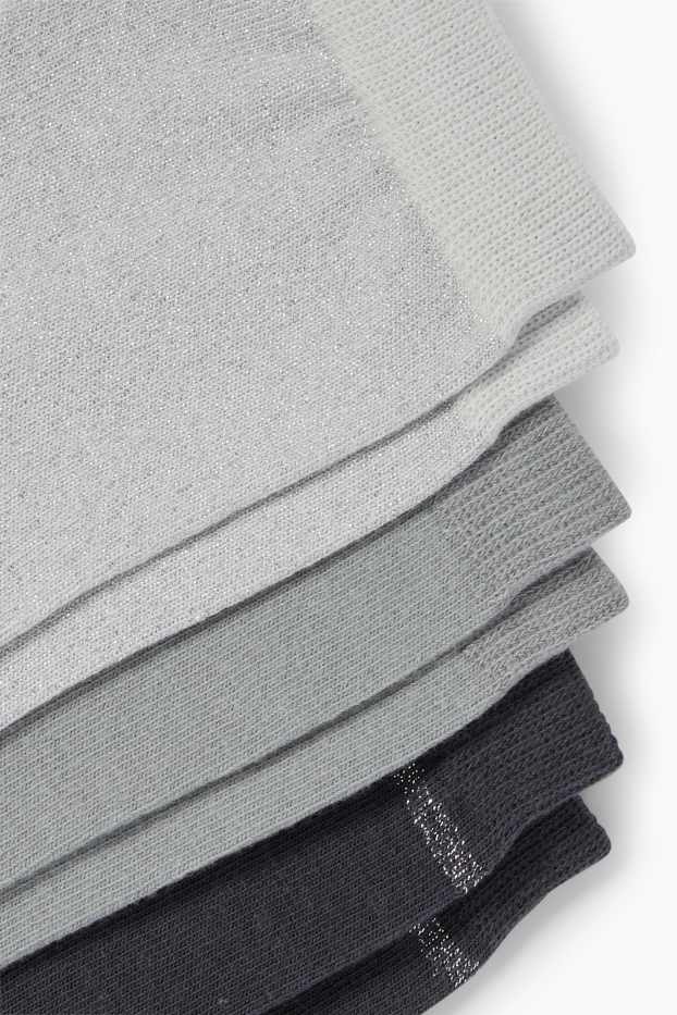 Donna - Confezione da 3 - calze - grigio