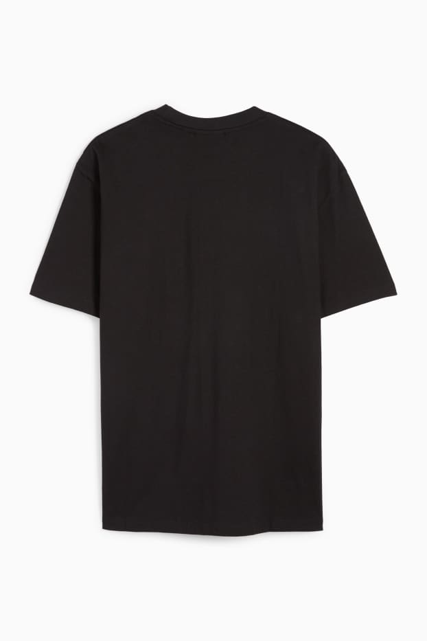Hommes - T-shirt - relaxed fit - noir