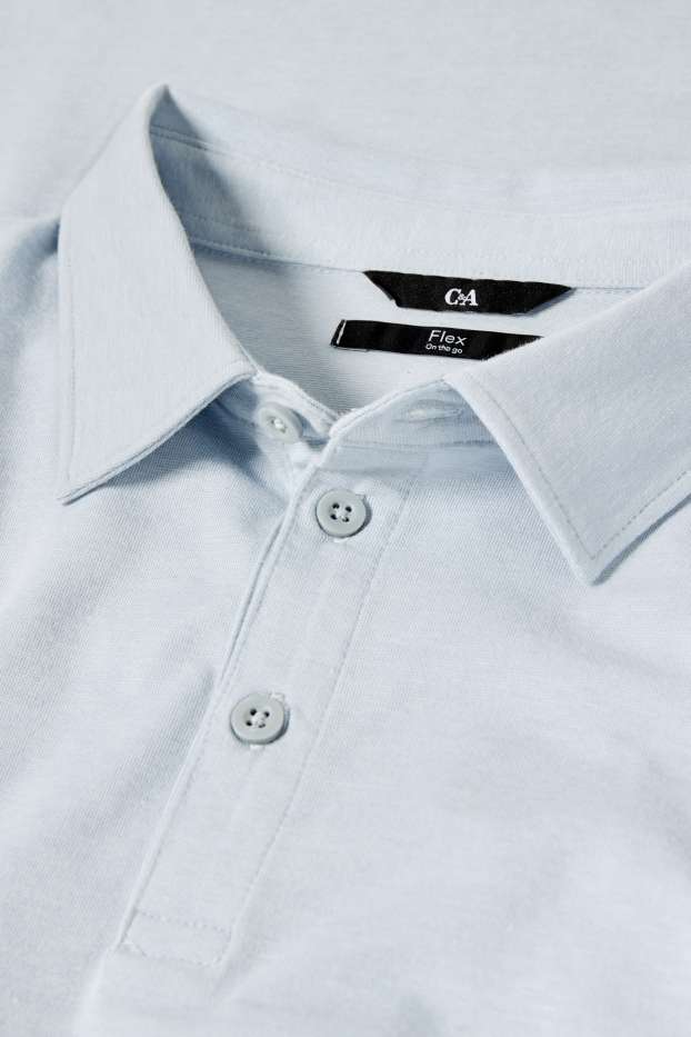 Herren - Poloshirt - Flex - hellblau