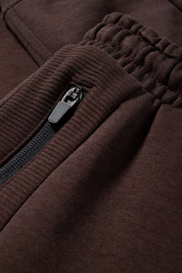 Kinderen: jongens - Joggingbroek - donkerbruin