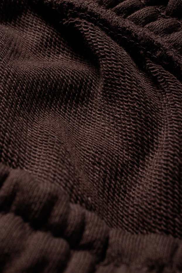 Kinderen: jongens - Joggingbroek - donkerbruin