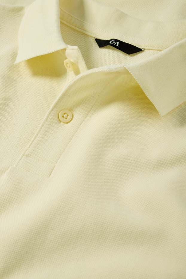 Herren - Poloshirt - hellgelb