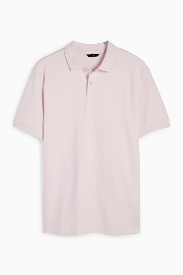 Herren - Poloshirt - rosa
