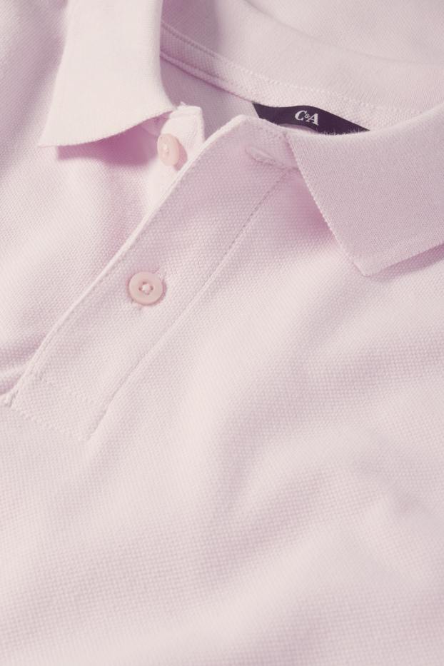 Herren - Poloshirt - rosa
