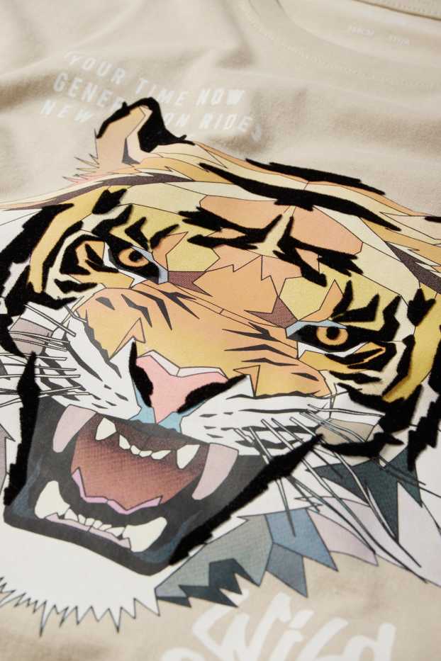 Bambini - Tigre - t-shirt - beige chiaro
