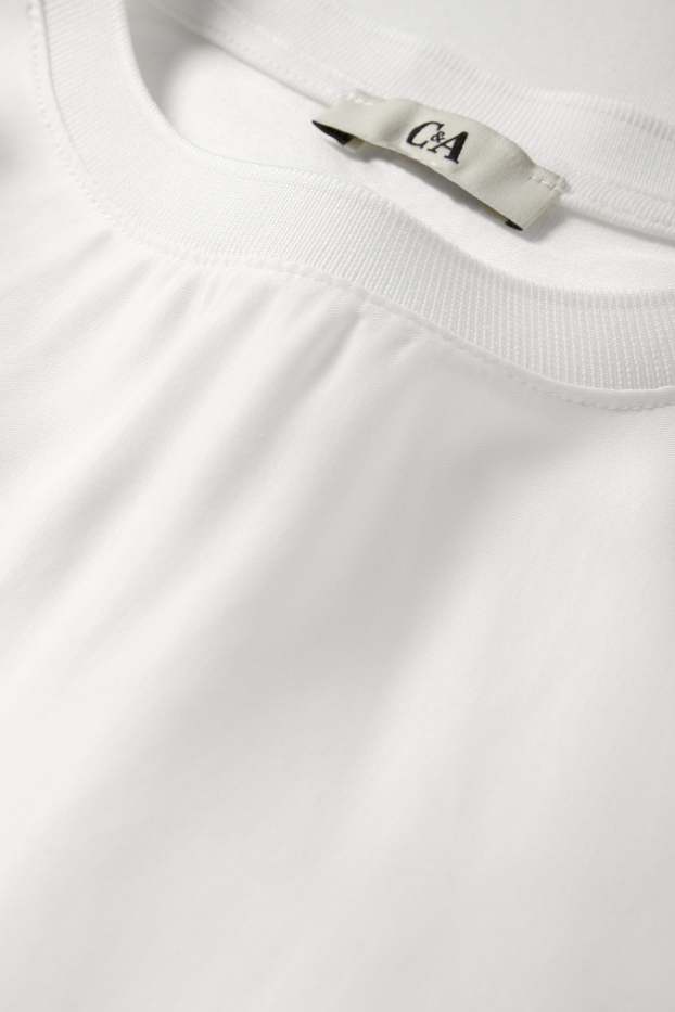 Femmes - T-shirt - blanc crème