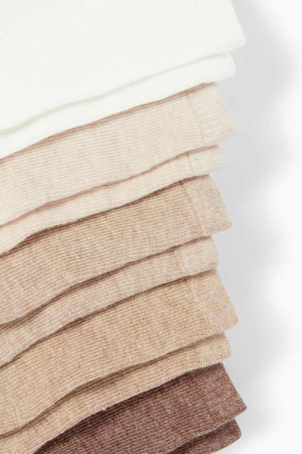 Unisex - Multipack 10 ks - ponožky pro miminka - béžová