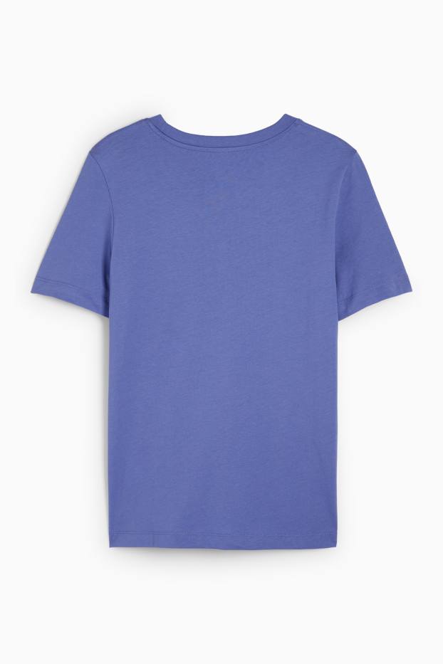 Damen - T-Shirt - Regular Fit - blau
