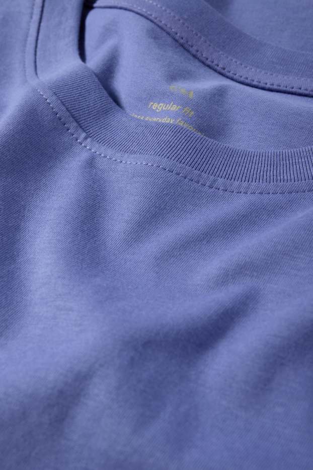Damen - T-Shirt - Regular Fit - blau