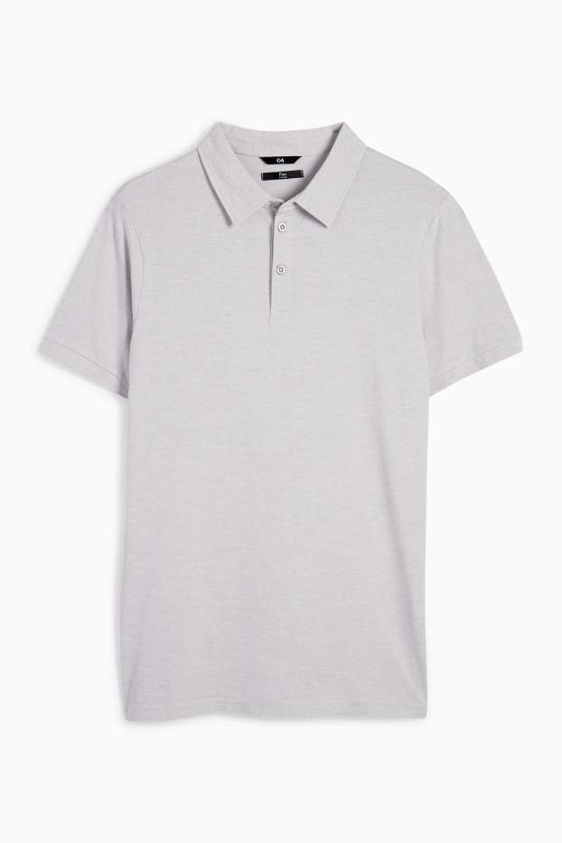 Herren - Poloshirt - Flex - grau