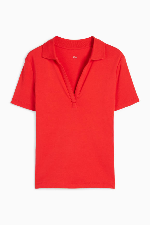 Femmes - Polo - rouge