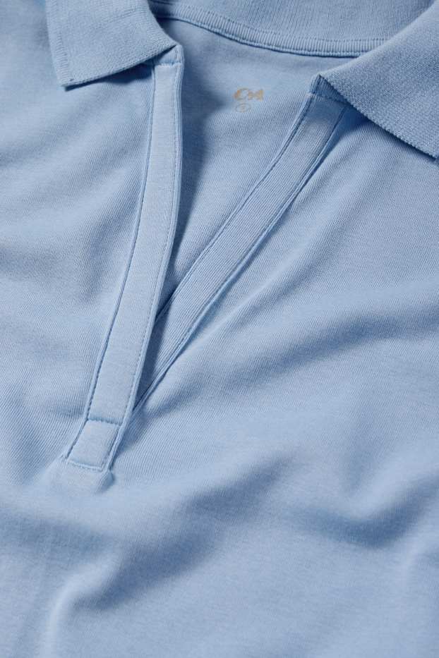 Women - Polo shirt - blue