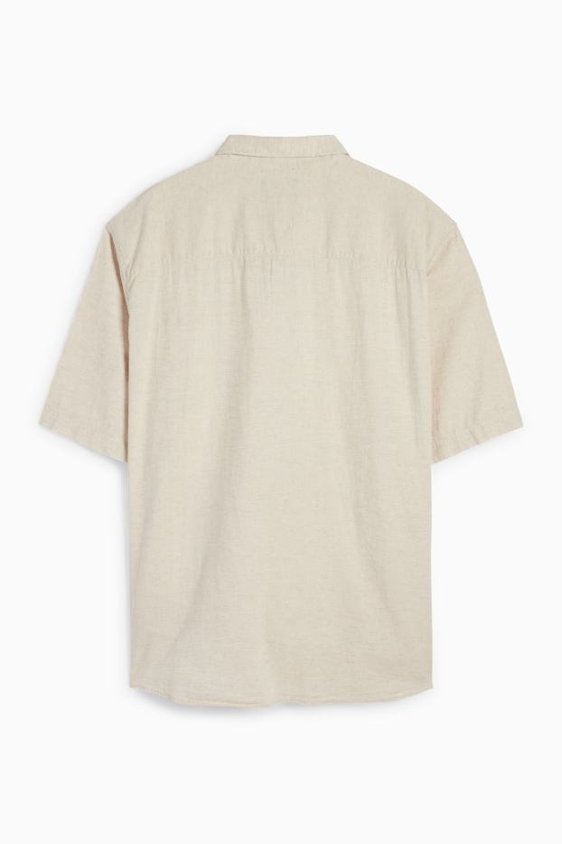 Herren - Hemd - Regular Fit - Kent - hellbeige