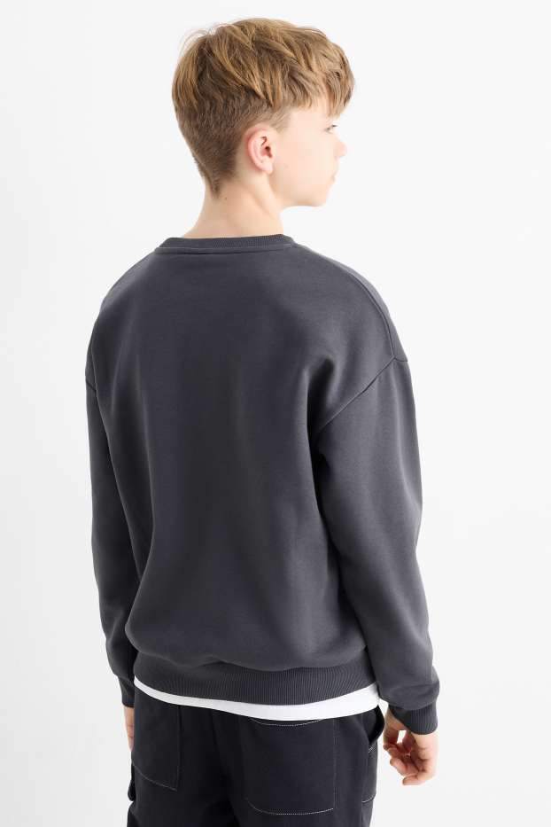 Bambini - Naruto - felpa - grigio scuro