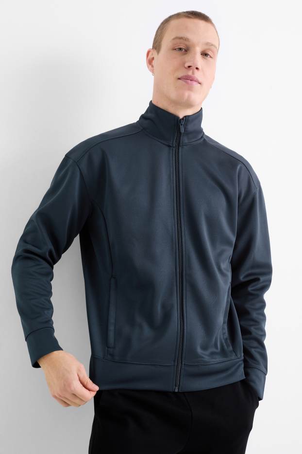 Herren - Sport-Sweatjacke - dunkelblau