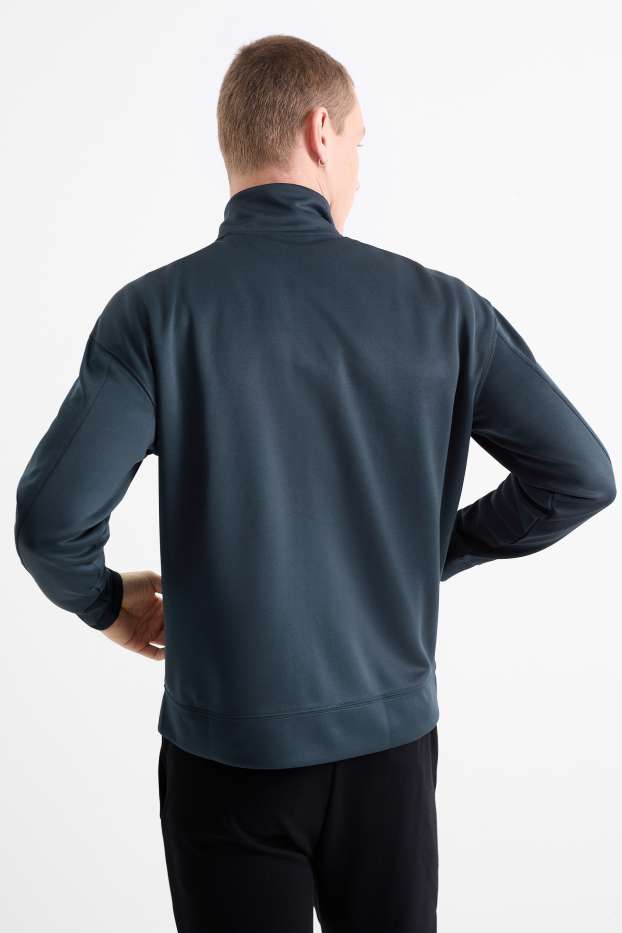 Herren - Sport-Sweatjacke - dunkelblau
