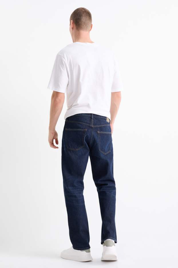 Pánské - Regular jeans - džíny - tmavomodré