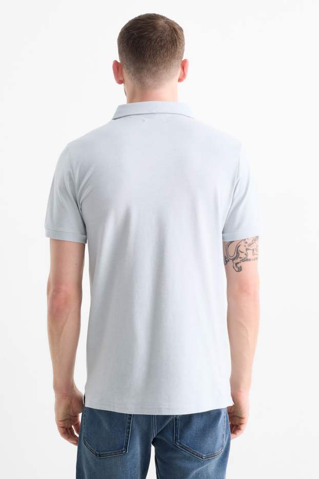 Herren - Poloshirt - Flex - hellblau