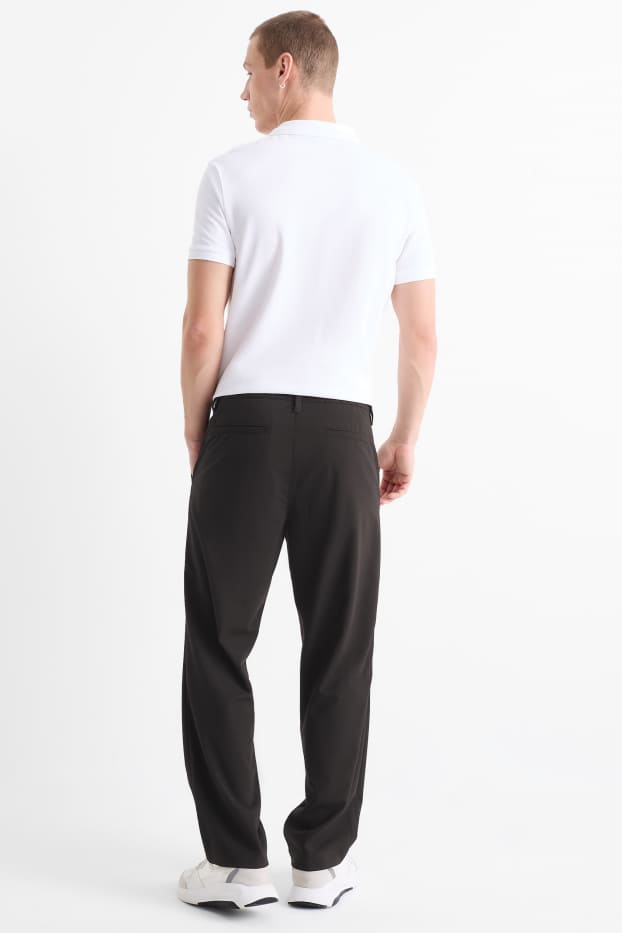 Men - Chinos - relaxed fit - black