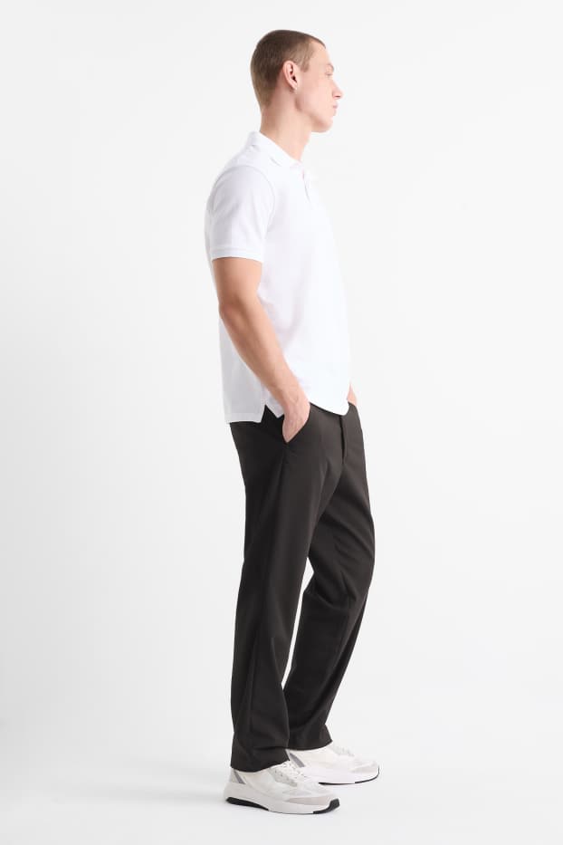 Men - Chinos - relaxed fit - black