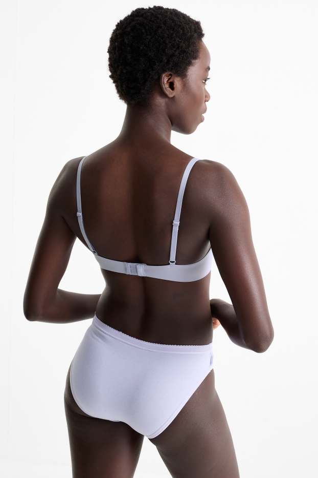 Women - Underwire bra - DEMI - padded - LYCRA® - light violet