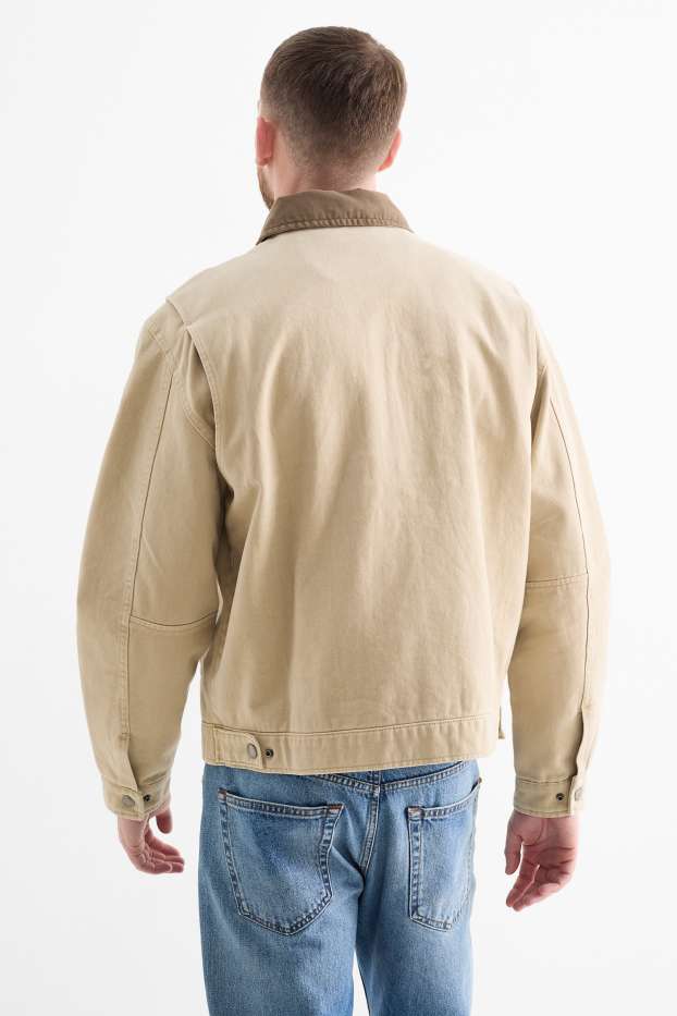 Heren - Jas - licht beige