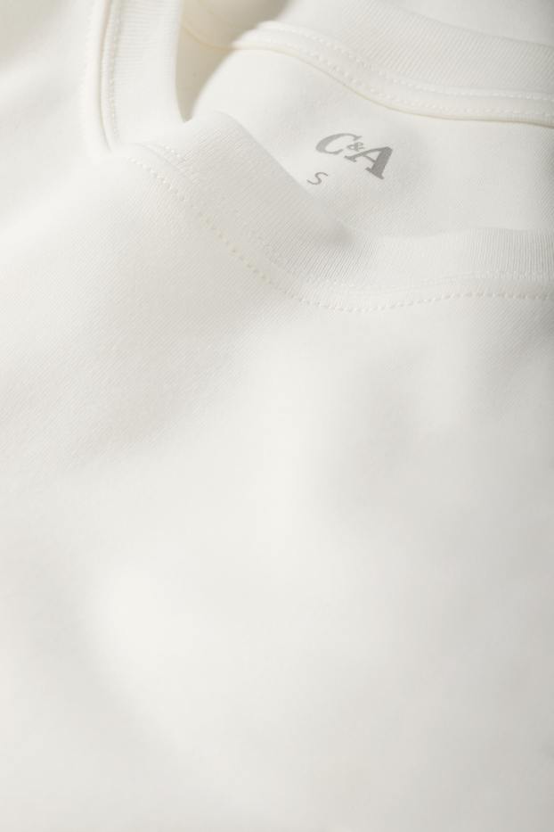 Donna - T-shirt basic - oversize - bianco