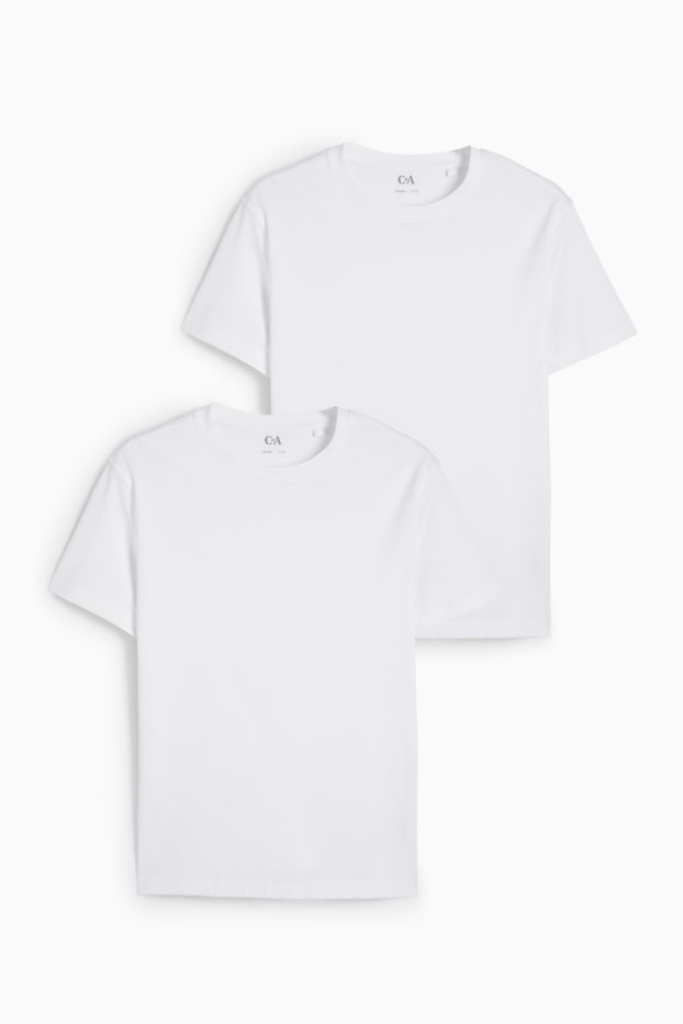 Bambini - Confezione da 2 - maglia a maniche corte - bianco