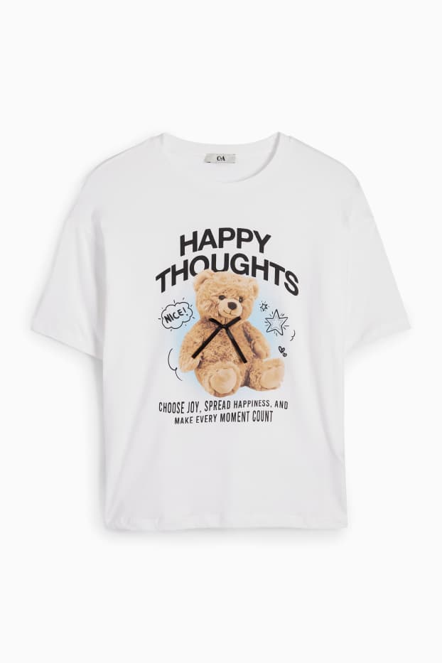 Femmes - T-shirt - blanc
