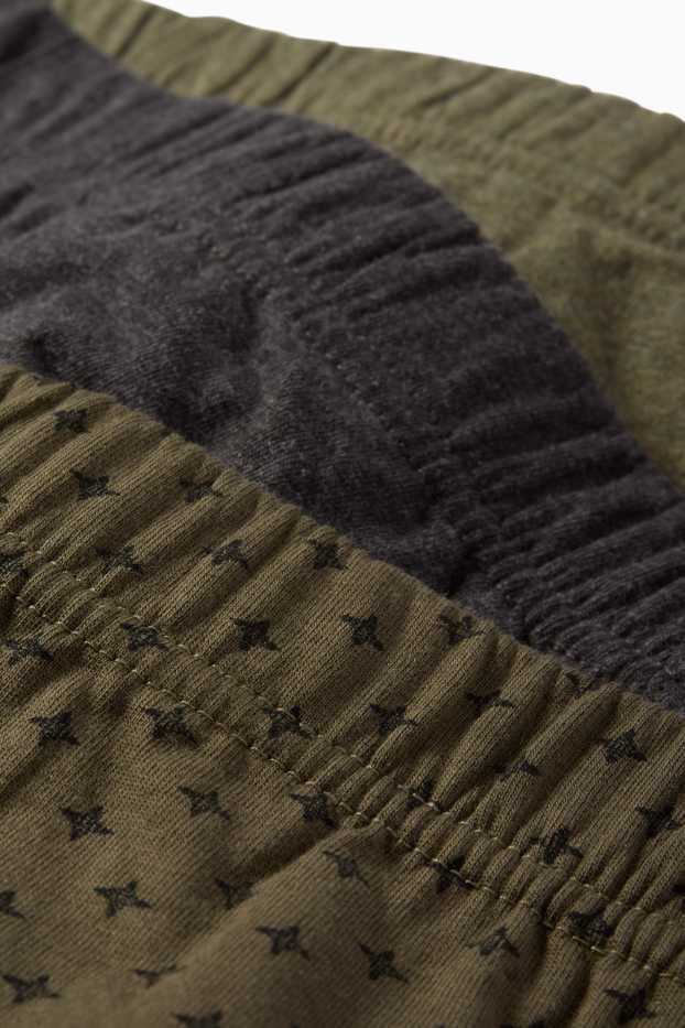 Uomo - Confezione da 3 - slip - verde scuro