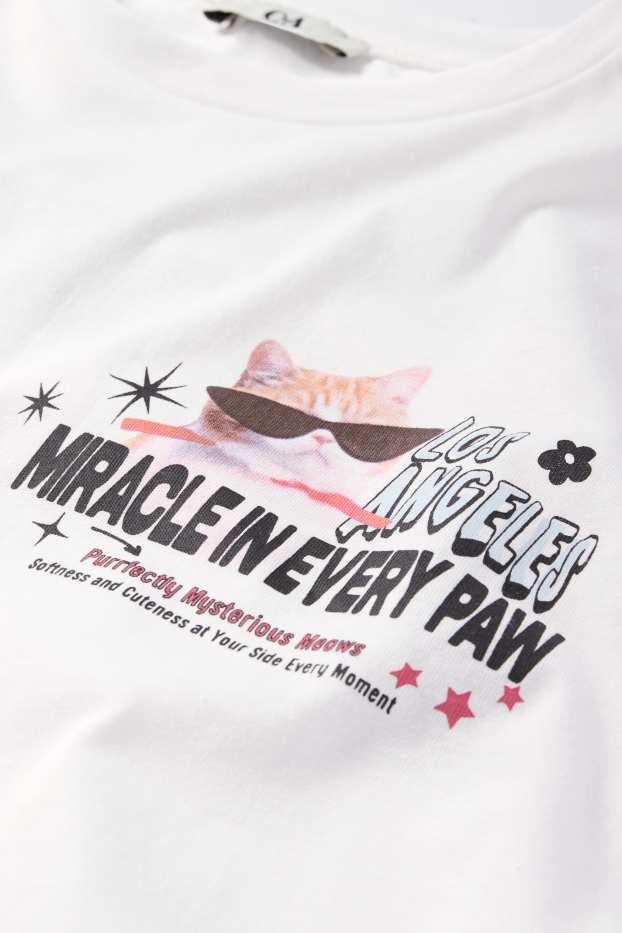 Dames - T-shirt - wit