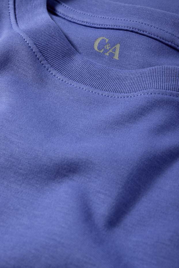 Femmes - T-shirt - slim fit - violet