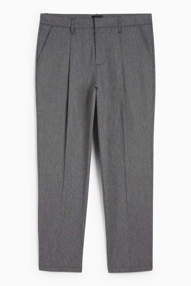 Home - Xinos - tapered fit - texturats - gris fosc