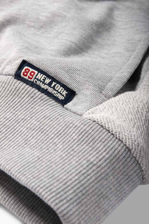 Children Boys - New York - sleeveless hoodie - light gray-melange