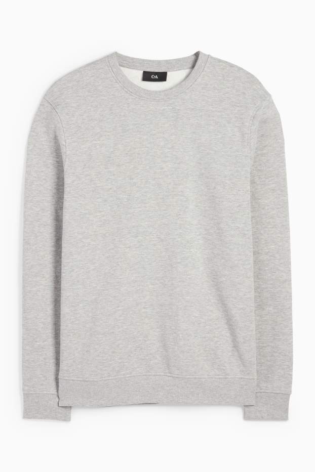 Hommes - Sweat - gris clair chiné