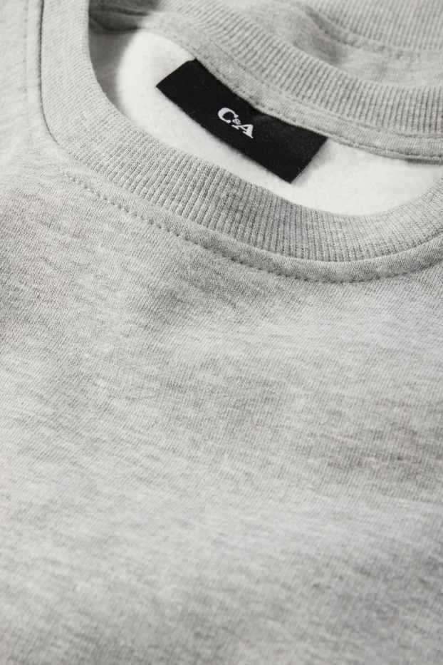 Hommes - Sweat - gris clair chiné