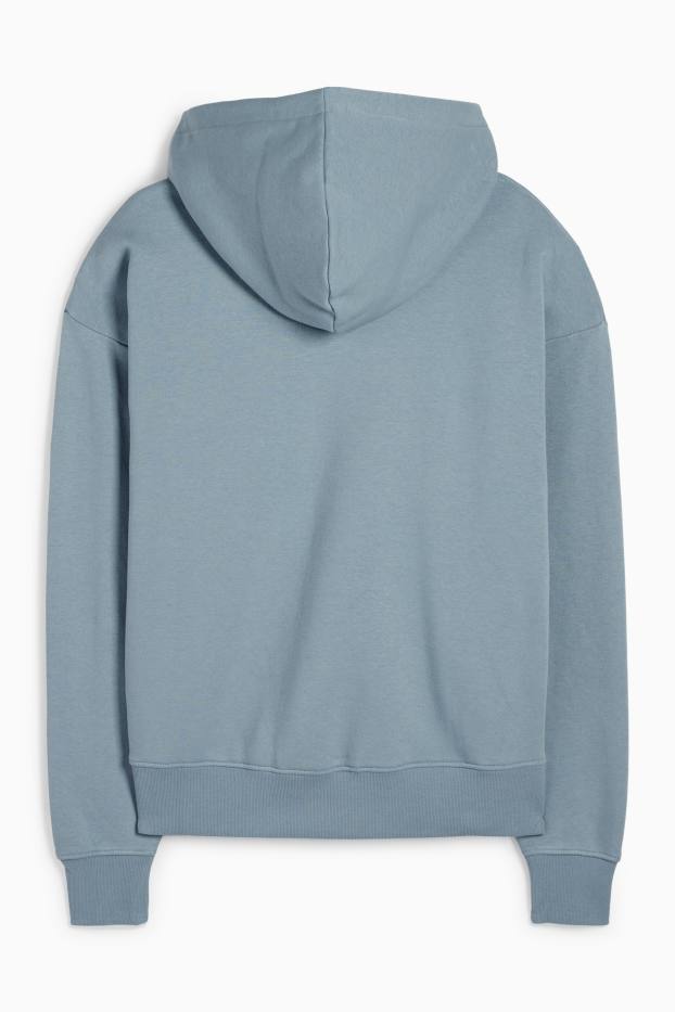 Herren - Oversized-Hoodie - hellblau