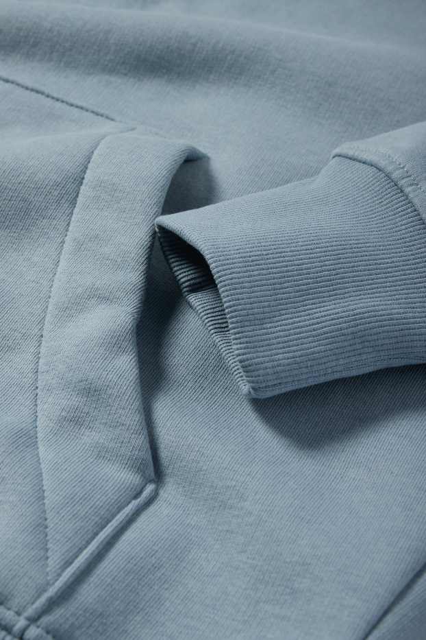 Herren - Oversized-Hoodie - hellblau