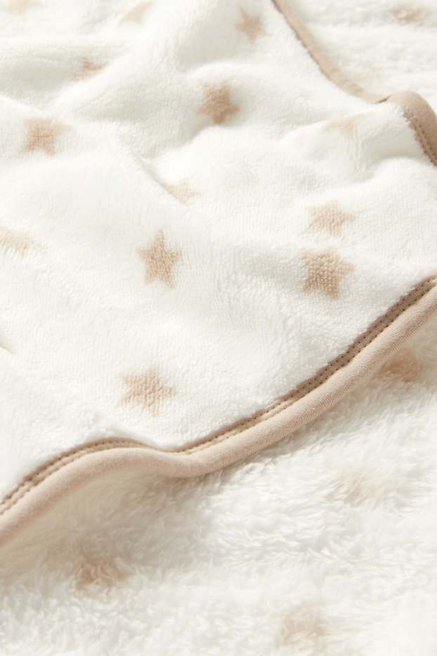 Unisex - Little star - baby blanket - 100 x 85 cm - beige