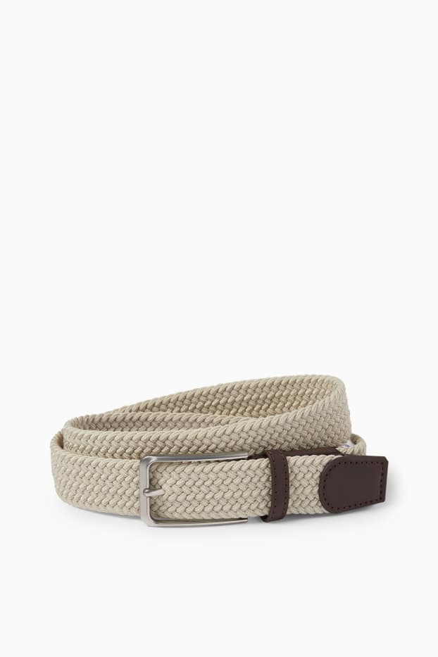 Uomo - Cintura - beige chiaro