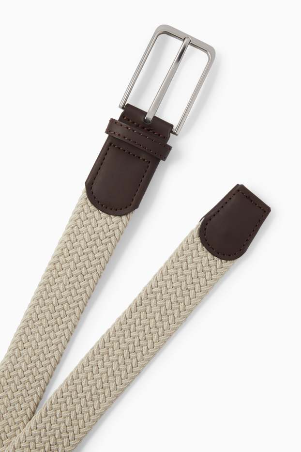 Uomo - Cintura - beige chiaro