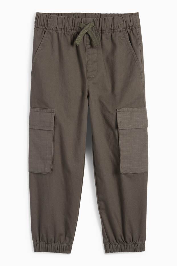 Kinderen: jongens - Cargobroek - donkergrijs