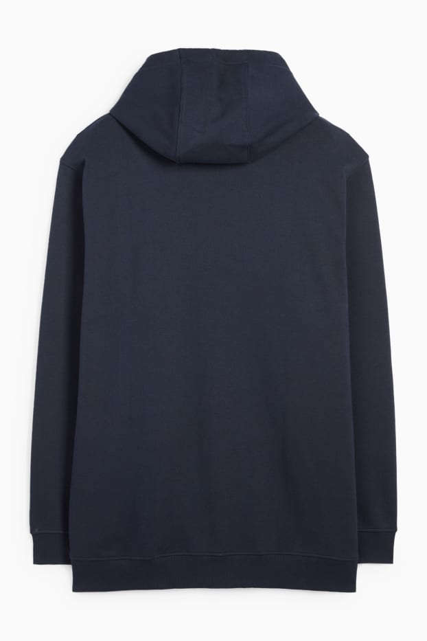 Herren - Sweatjacke mit Kapuze - dunkelblau