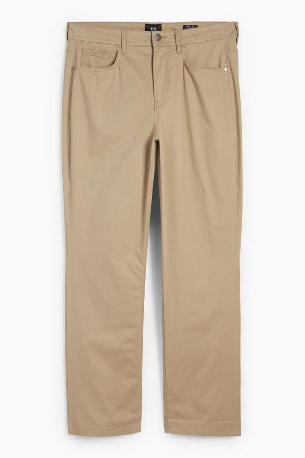 Hommes - Pantalon - regular fit - beige