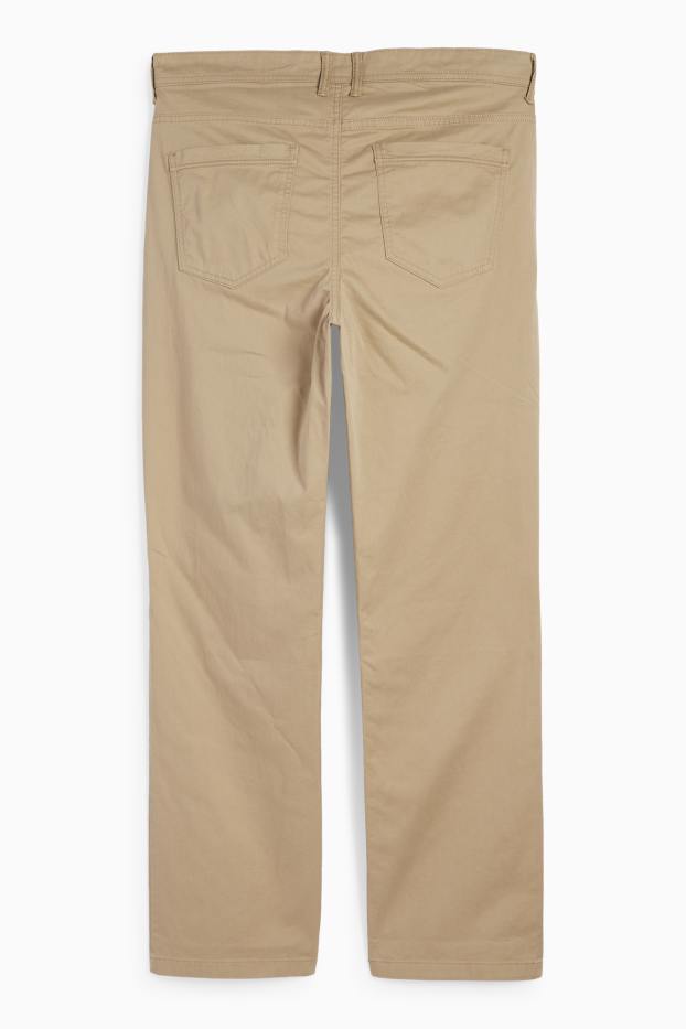 Hommes - Pantalon - regular fit - beige